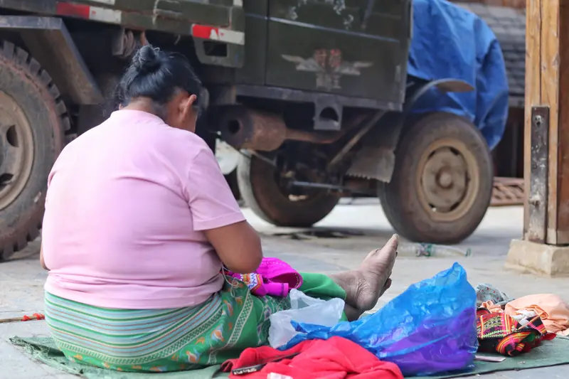 Daily life in a Lahu village in the Jingmai Mountain area, Pu'er